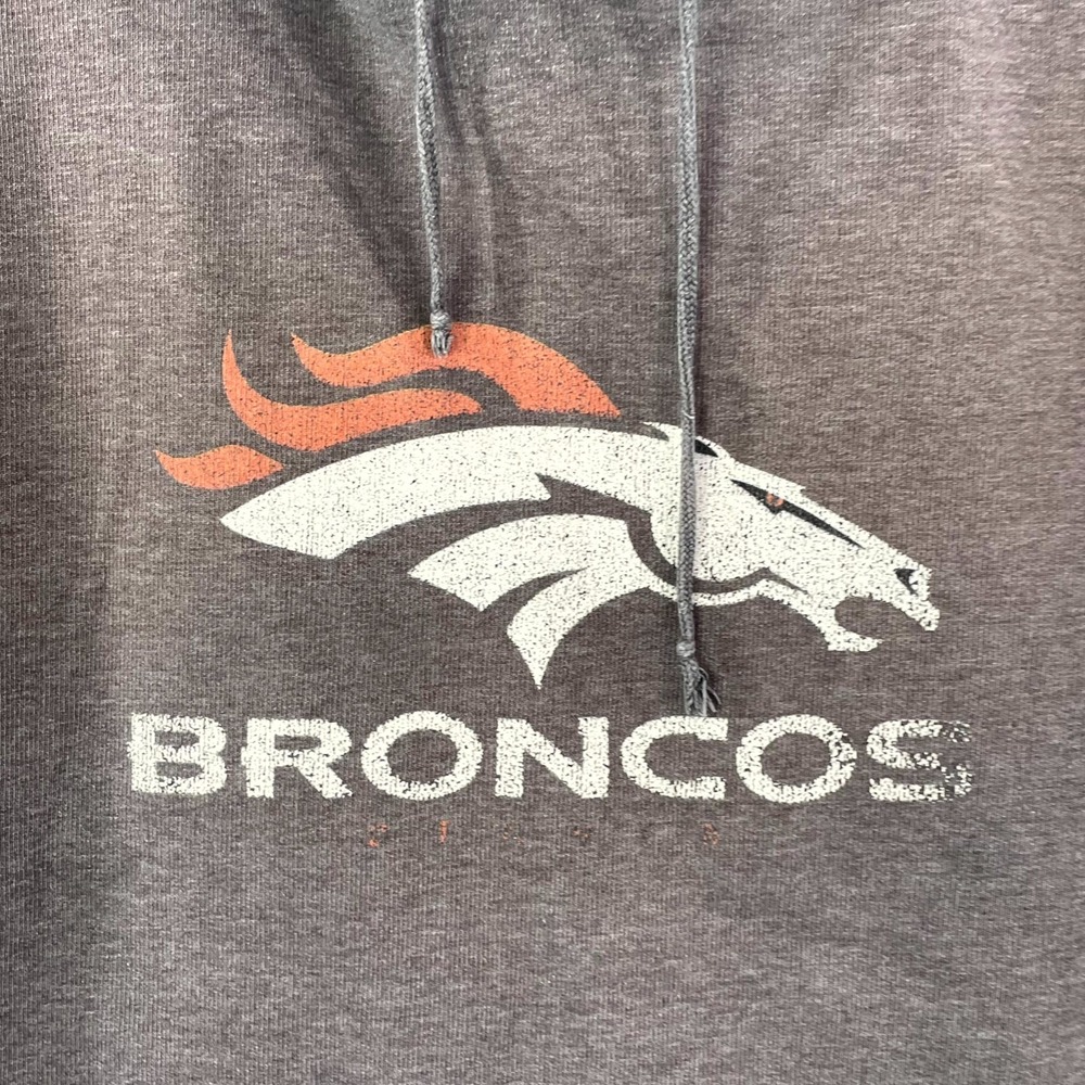 Denver Broncos Hoodie Mens 4XT NFL Football Pullover Cotton Sportswear Athletic - Picture 3 of 13